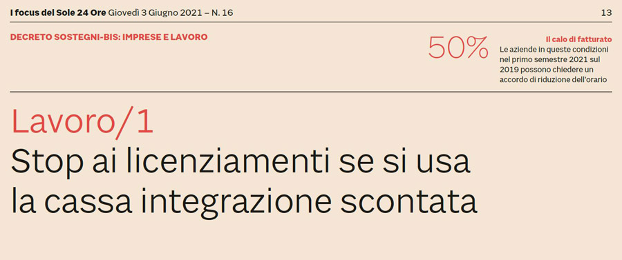 Stop ai licenziamenti se si usa la cassa integrazione scontata