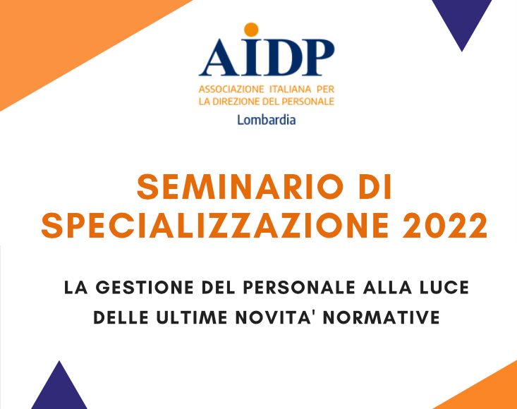 Seminario specializzazione aidp