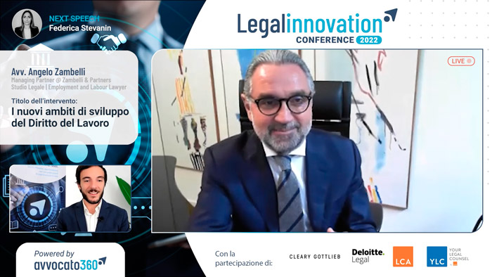 Legal Innovation Conference 2022: Intervista all’Avv. Angelo Zambelli dello Studio Legale Zambelli & Partners